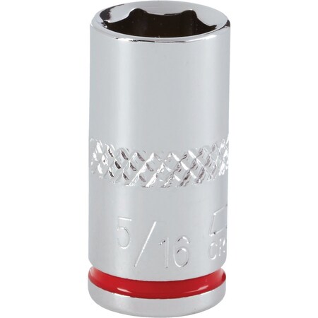 Channellock 1/4 In. Drive 5/16 In. 6-Point Shallow Standard Socket 366773